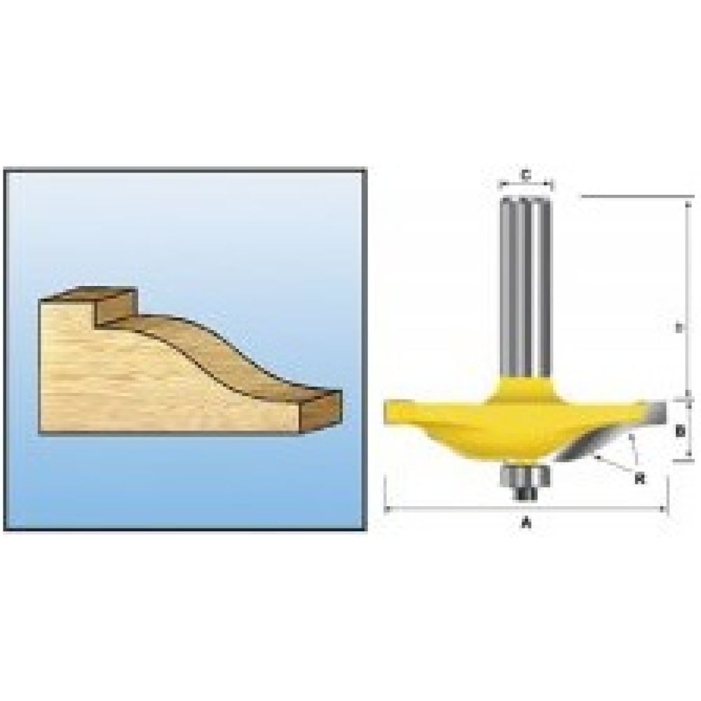 Фреза фигирейная горизонтальная Makita 69, 85х15, 9х12х50х2Т, D-11891