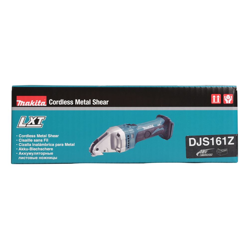 Аккумуляторные шлицевые ножницы Makita, по металлу, 18 В, 4300 об/мин, без АКБ и ЗУ, DJS161Z