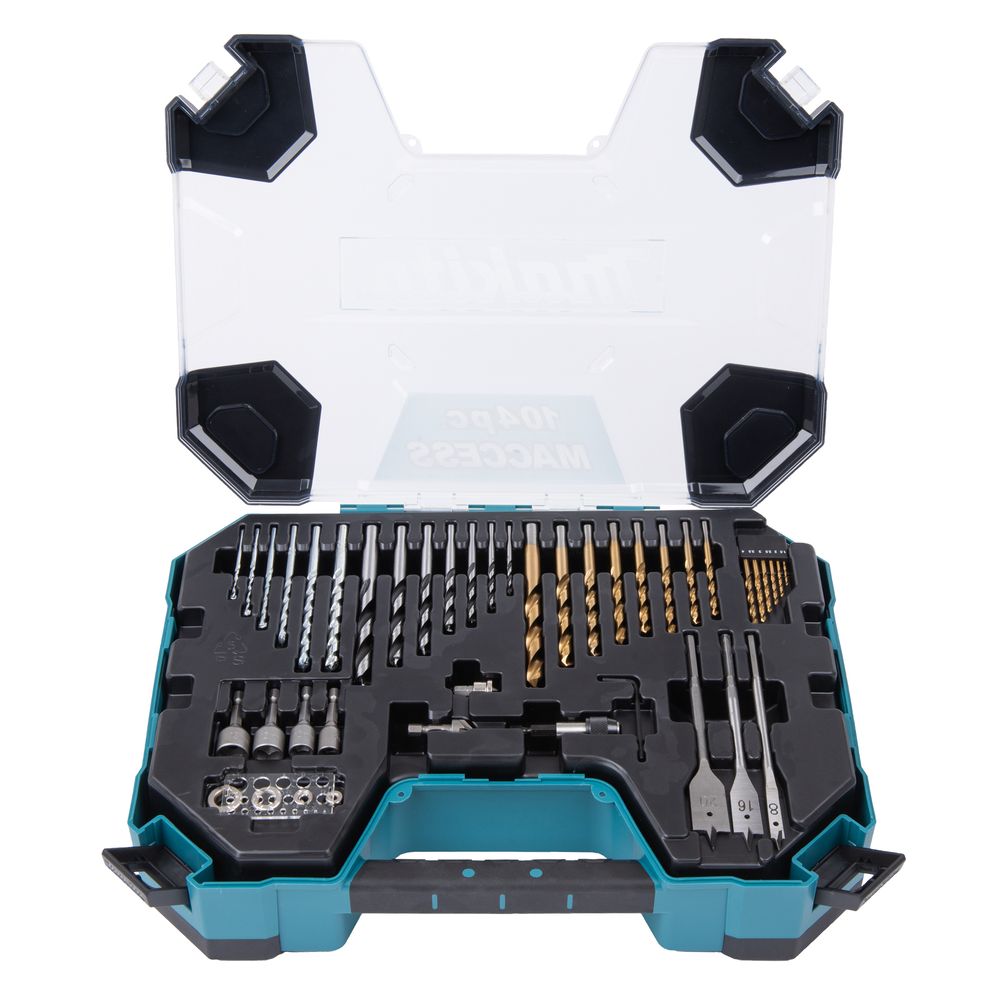 Комплект из 2 наборов ручного инструмента и оснастки Makita MACCESS E-22604, 2х104 шт., в кейсe, (E-22604-2)