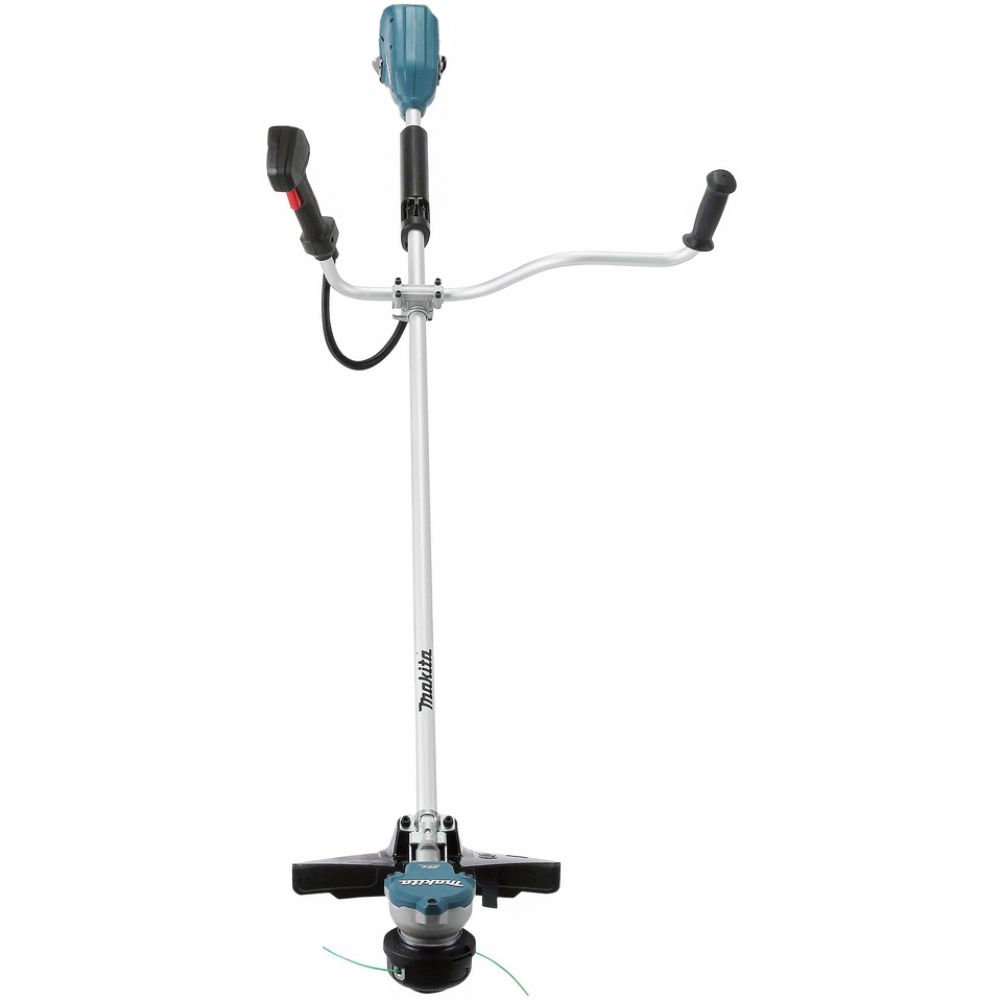 Аккумуляторный набор садовой техники Makita, 18 В: газонокосилка DLM382 + триммер DUR368A, с 2 АКБ 4 Ач и ЗУ