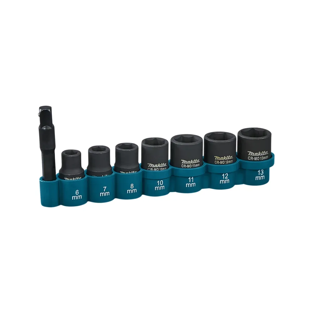 Набор ударных торцевых головок Makita, 1/4", 8 шт, E-12289