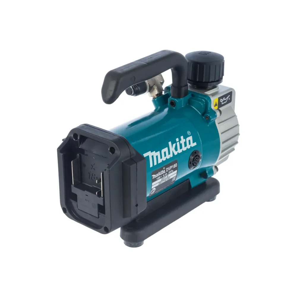 Аккумуляторный вакуумный насос Makita DVP180Z, 18 В, 20 Па, 50 л/мин, без АКБ и ЗУ