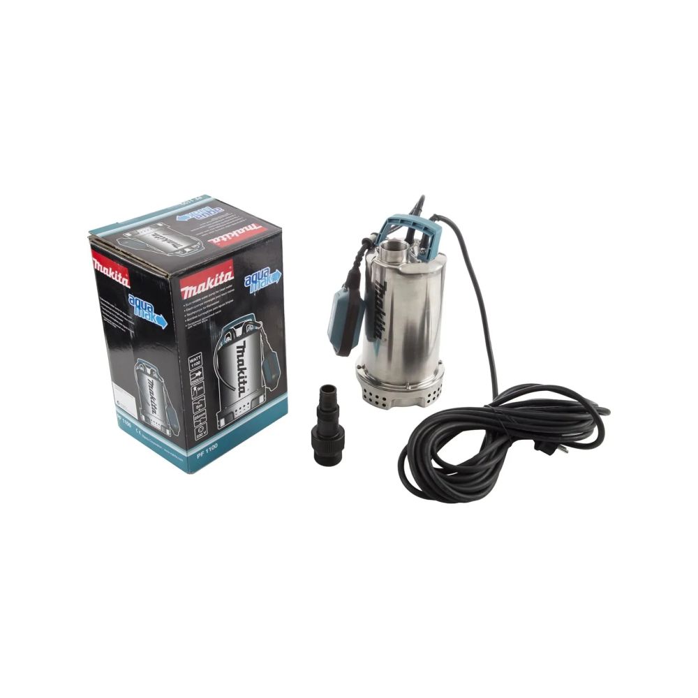 Дренажный насос Makita PF1100, 1100 Вт, 0.9 бар, 250 л/мин