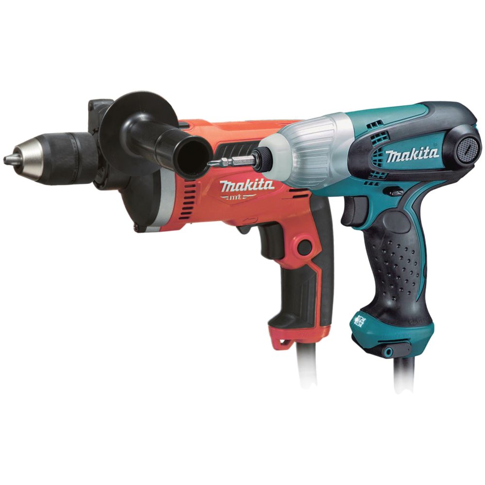 Набор электроинструмента Makita: ударная дрель M8101 + ударный шуруповерт TD0101F (ACSET-4)