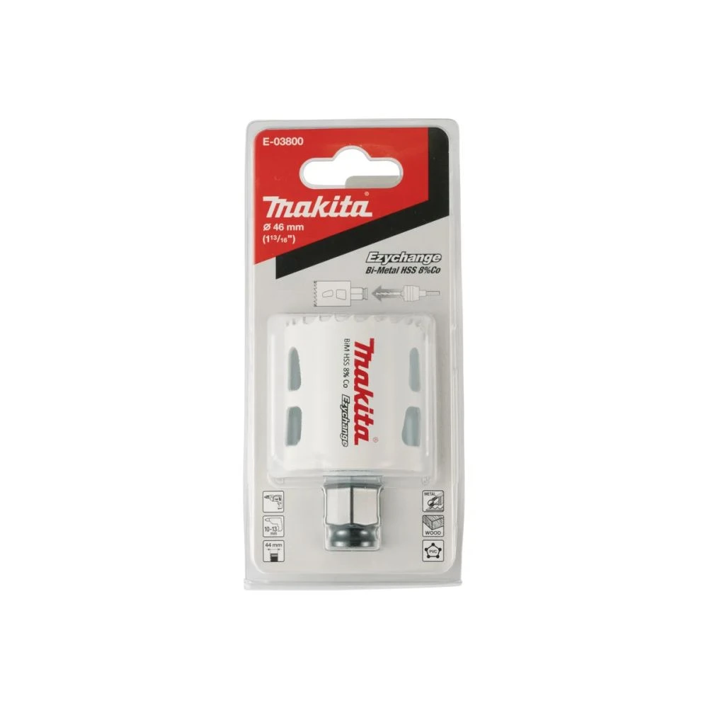 Коронка Makita BI-M Ezychange, 46x44 мм (E-03800)