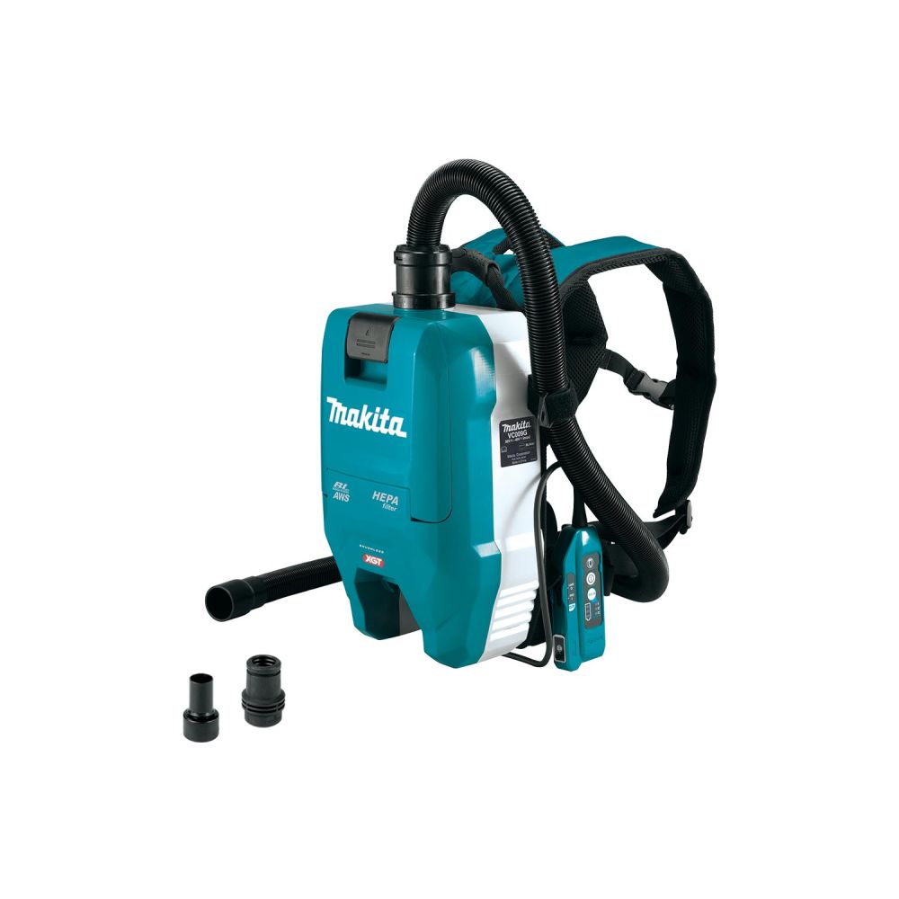 Аккумуляторный ранцевый пылесос Makita VC009GZ01, 40 В, 2 л, без АКБ и ЗУ