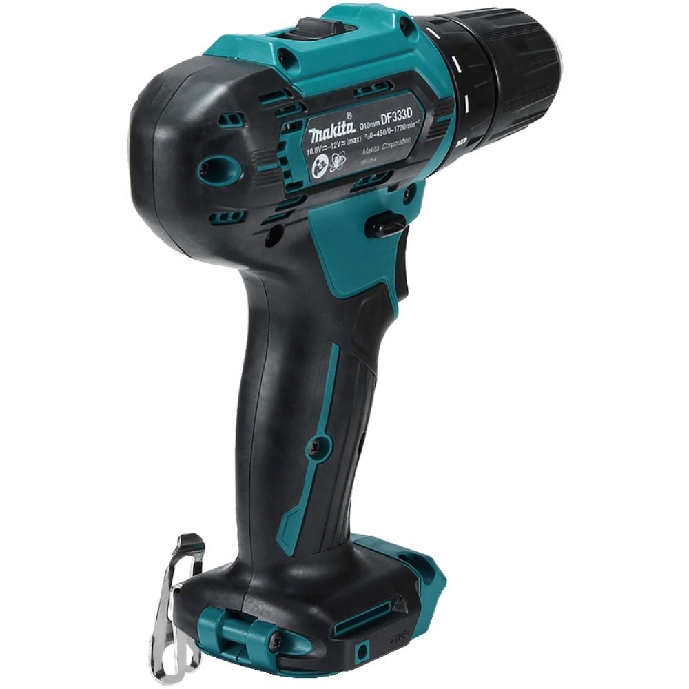 Аккумуляторная дрель-шуруповерт Makita DF333DZ, 12 В, 1700 об/мин, без АКБ и ЗУ