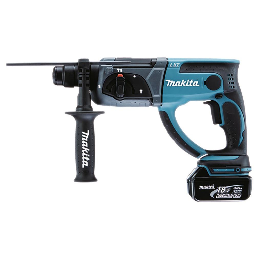 Аккумуляторный перфоратор Makita DHR202RFE, 18 В, 1.9 Дж, 4000 уд/мин, с 2 АКБ 3 Ач и ЗУ, в кейсе