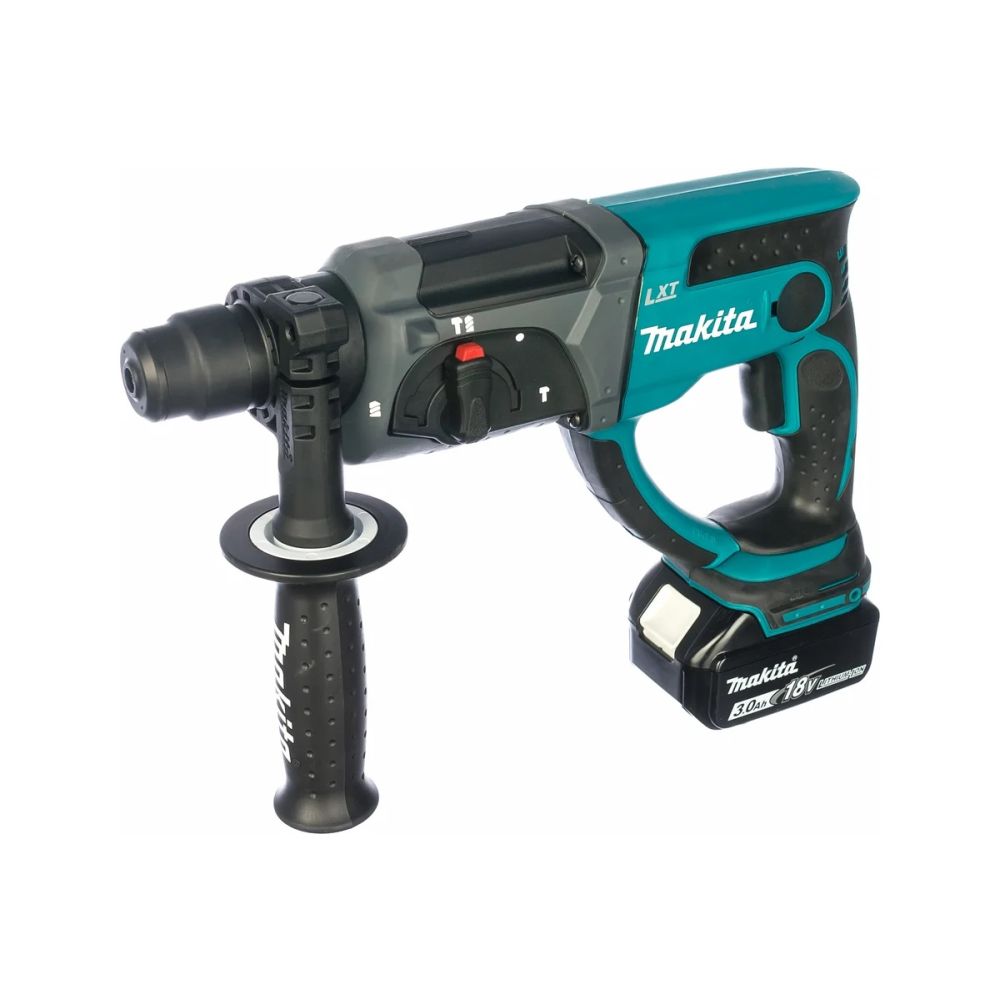 Аккумуляторный перфоратор Makita DHR202RFE, 18 В, 1.9 Дж, 4000 уд/мин, с 2 АКБ 3 Ач и ЗУ, в кейсе
