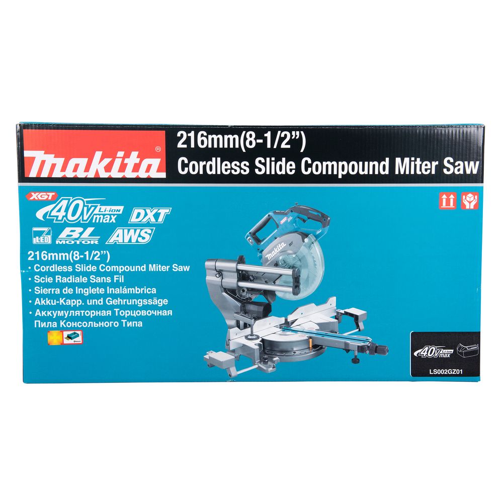 Аккумуляторная торцовочная пила Makita XGT, LS002GZ01