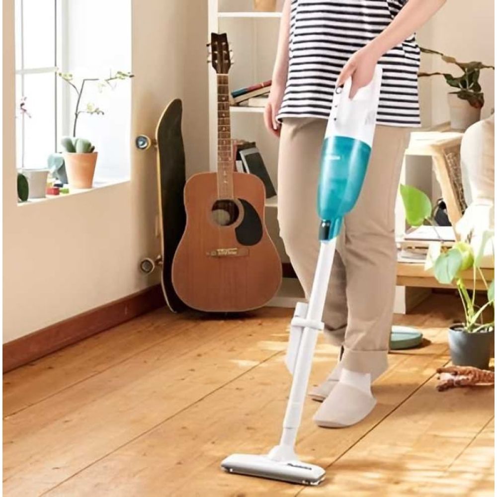 Аккумуляторный пылесос Makita, 12 В, 5 кПа, 1400 л/мин, со встроенной АКБ 2 Ач и ЗУ, CL117FDX1