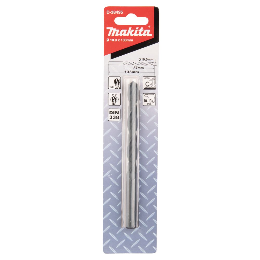 Сверло по металлу Makita HSS-R 10х87x133, D-38495