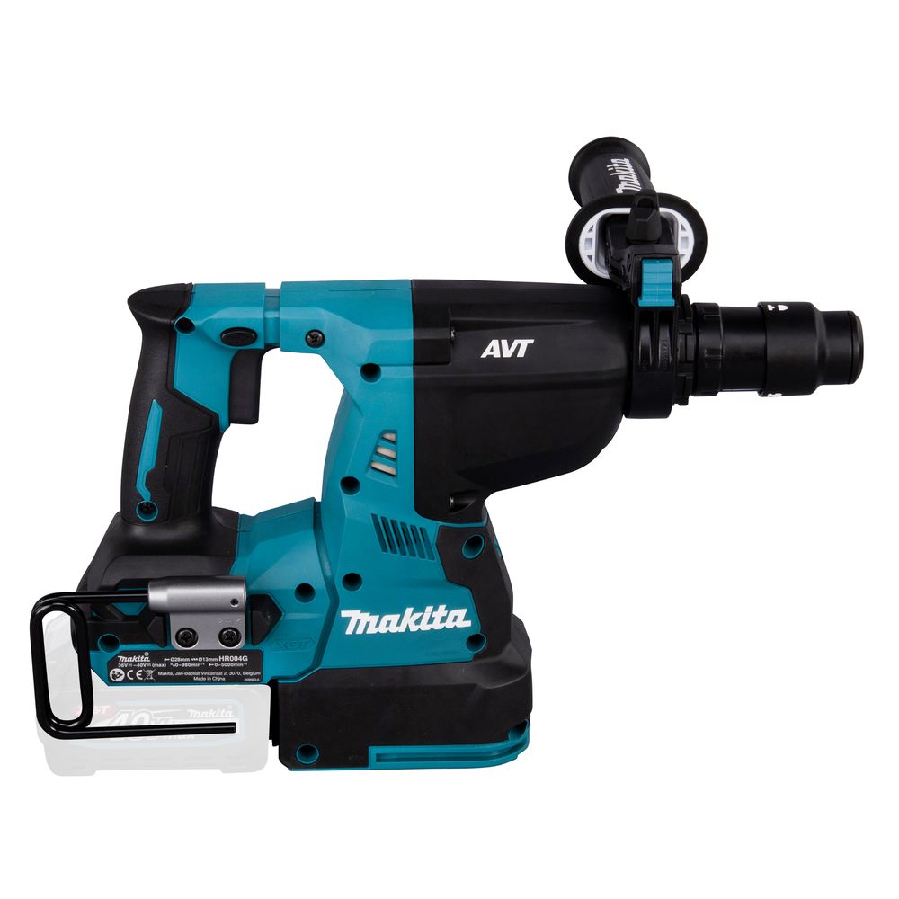 Набор Makita: аккумуляторный перфоратор HR004GZ, 40 В, 2.9 Дж, 5000 уд/мин + АКБ BL4040, 40 В, 4 Ач + быстрое ЗУ DC40RA, PT1034