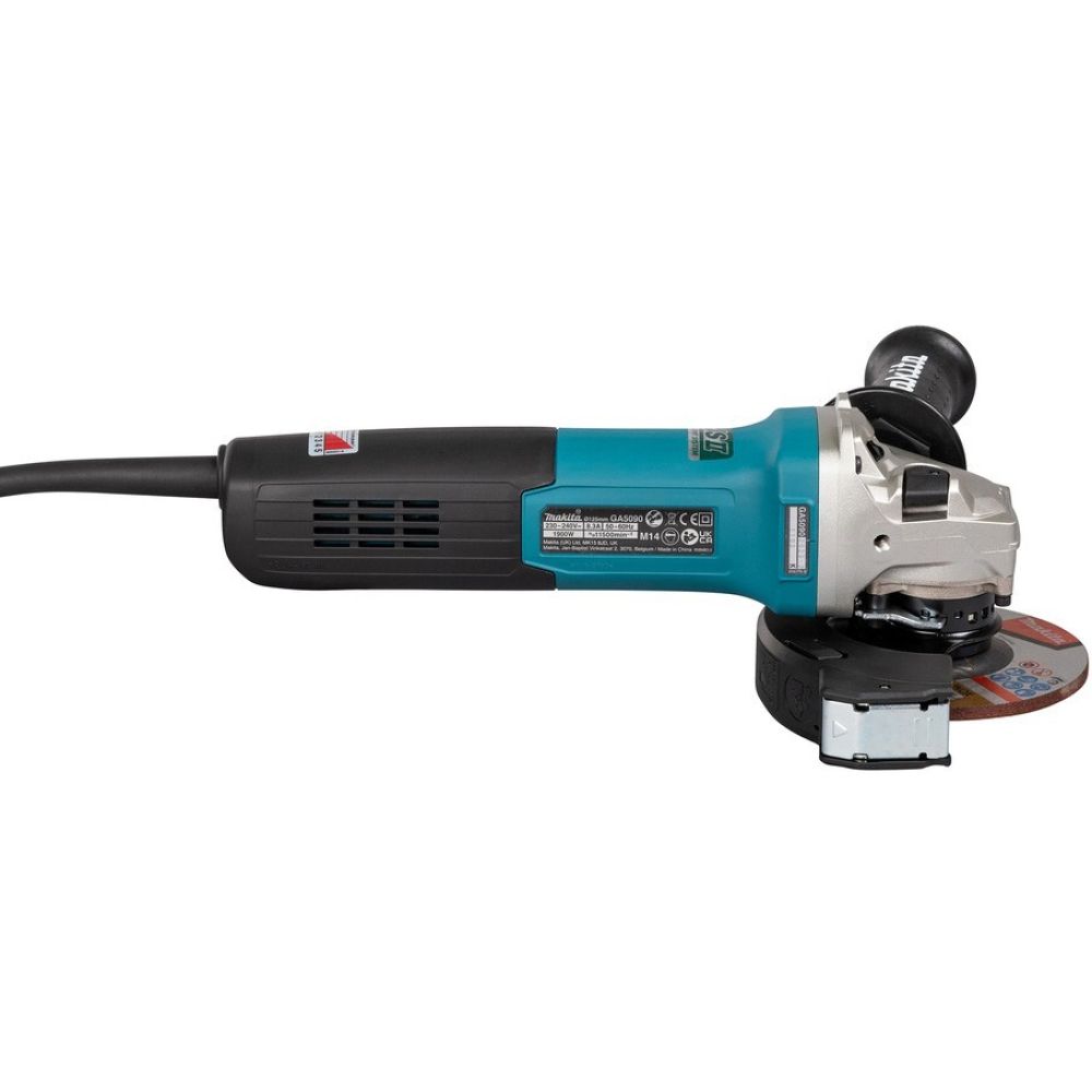 Угловая шлифмашина Makita GA5090X01, 1900 Вт, 125 мм, 11500 об/мин