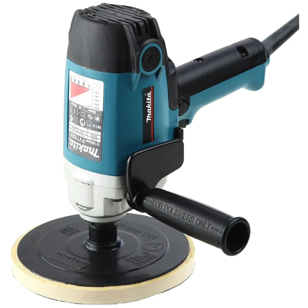 Полировальная машина Makita PV7000C, с подачей воды, 900 Вт, 2100 об/мин