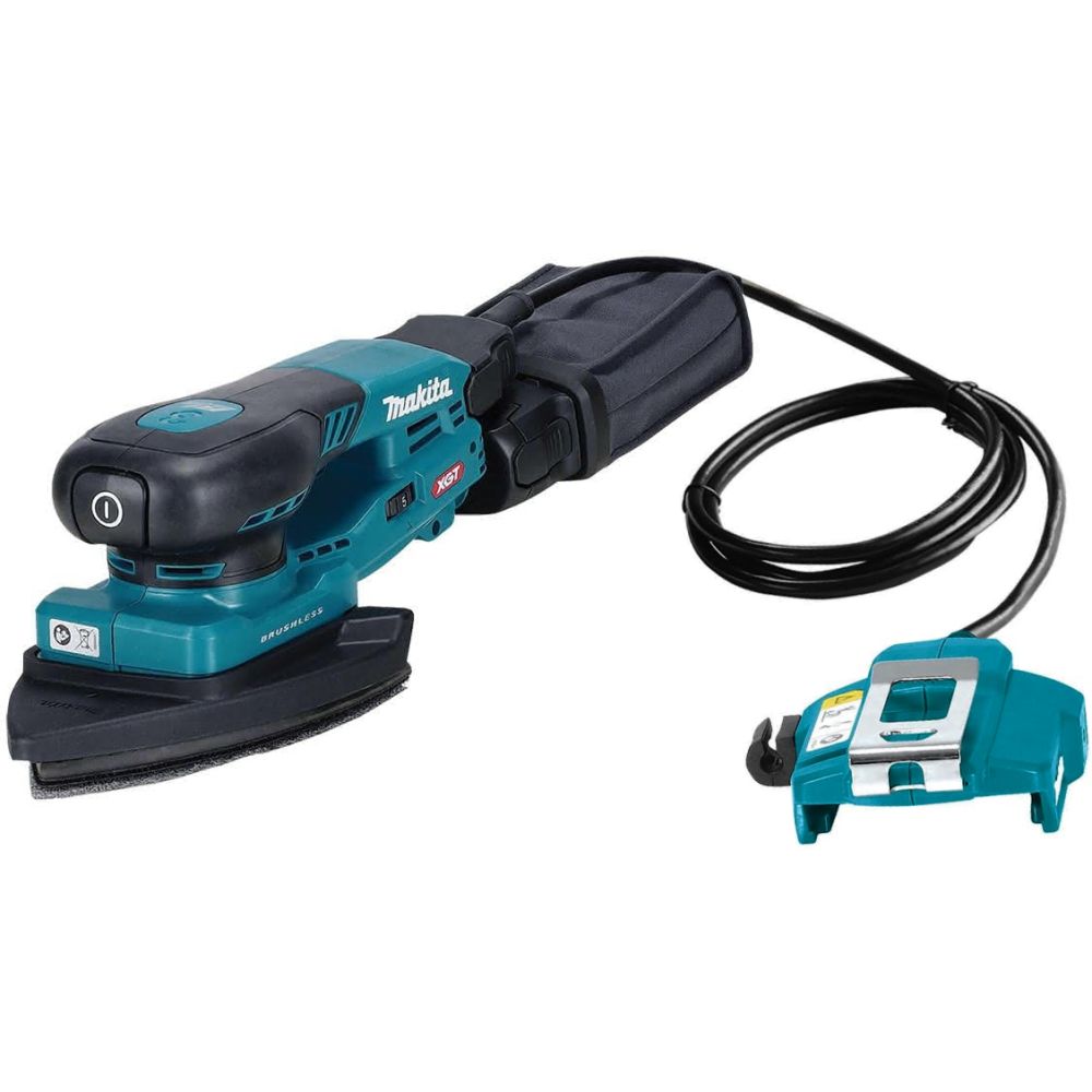 Аккумуляторная дельтавидная шлифмашина Makita BO006CGZ, 40 В, 10000 кол/мин, с выносной батареей, без АКБ и ЗУ