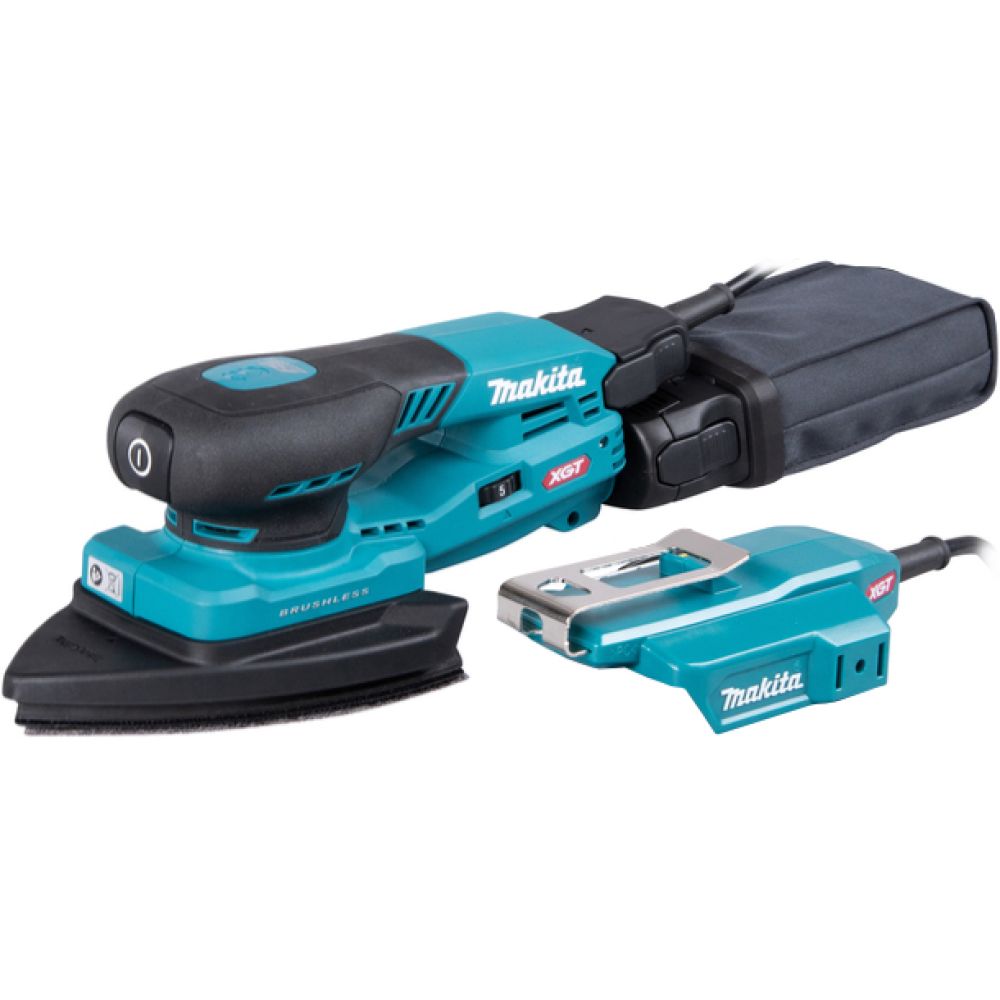 Аккумуляторная дельтавидная шлифмашина Makita BO006CGZ, 40 В, 10000 кол/мин, с выносной батареей, без АКБ и ЗУ