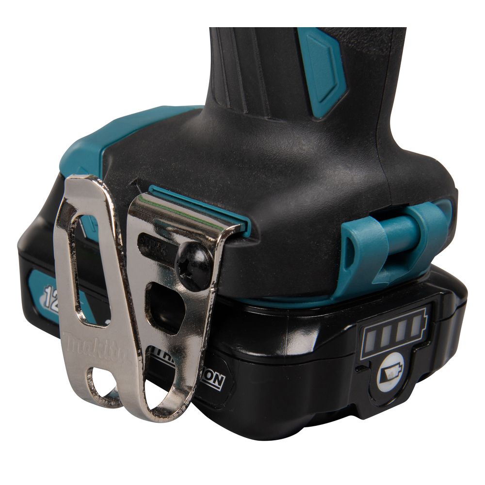 Аккумуляторный ударный гайковерт Makita TW160DWAE, 12 В, 160 Нм, 3600 уд/мин, с 2 АКБ 2 Ач и ЗУ, в кейсе