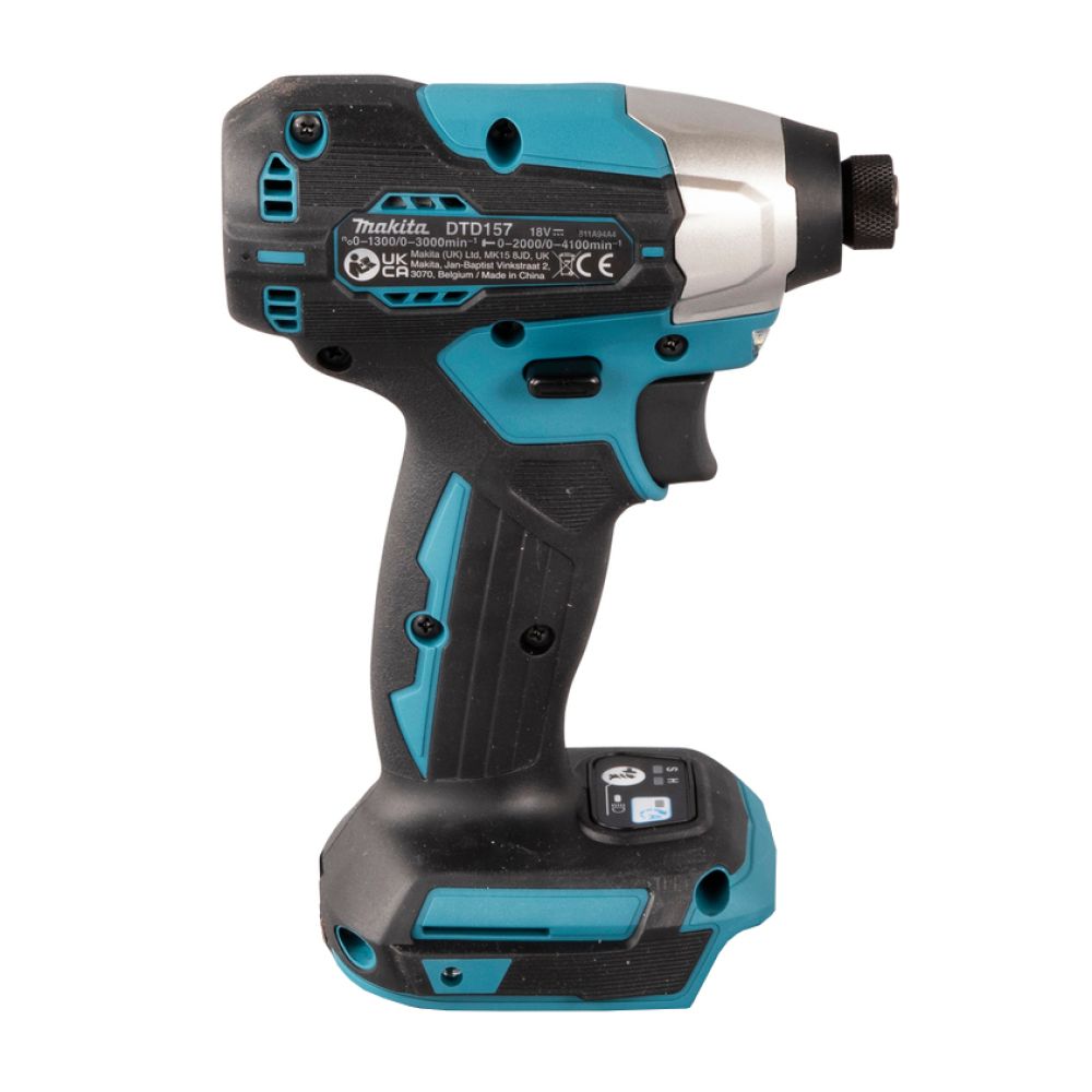 Набор аккумуляторного инструмента Makita, 18 В: дрель-шуруповерт DHP487 + ударный шуруповерт DTD157, с 2 АКБ 5 Ач и ЗУ, в кейсе, DLX2414ST