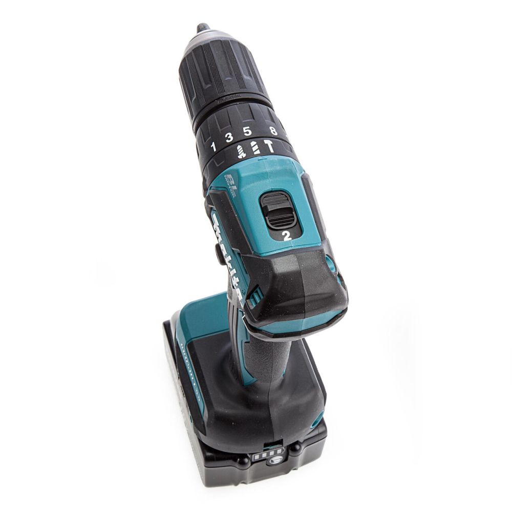 Аккумуляторная дрель-шуруповерт Makita, 18 В, 1700 об/мин, 25500 уд/мин, с 2 АКБ 5 Ач и ЗУ, в кейсе MakPac, DHP483RTJ