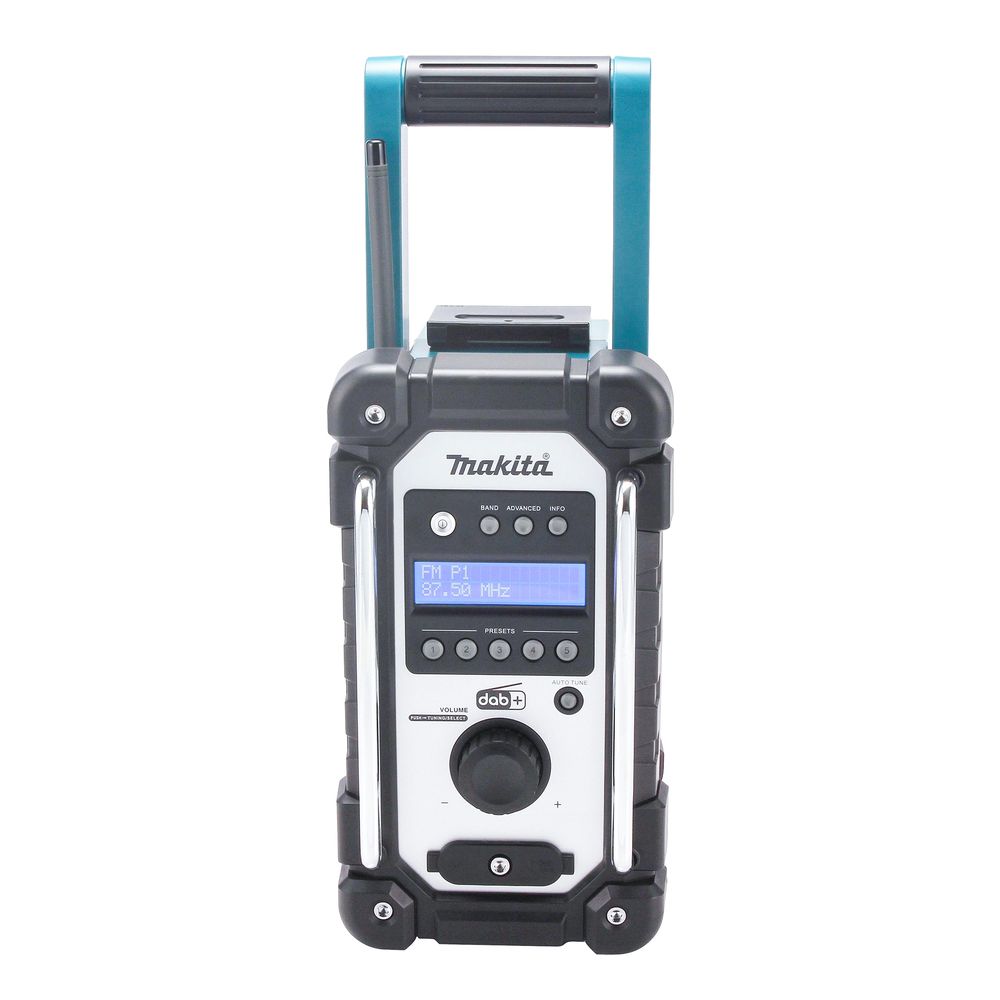 Аккумуляторный радиоприемник Makita CXT/LXT, 12В/18В, с возможностью работы от сети, без АКБ и ЗУ, DMR110N