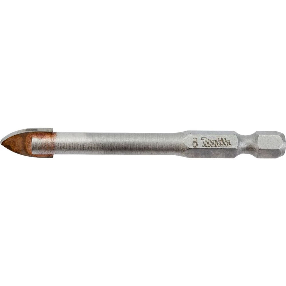 Сверло по стеклу/кафелю Makita 1/4", 8x70 мм (D-15970)