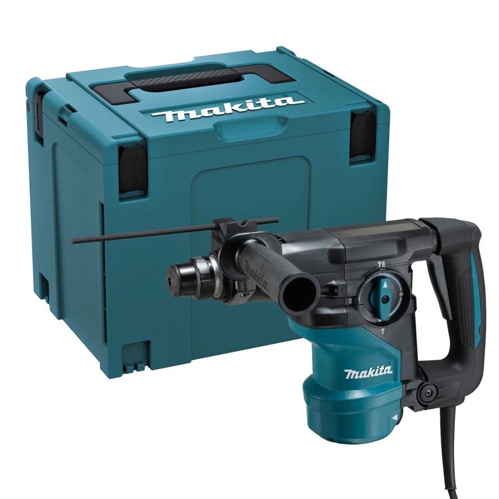 Перфоратор Makita HR3001CJ, 1050 Вт, 3.9 Дж, 4500 уд/мин