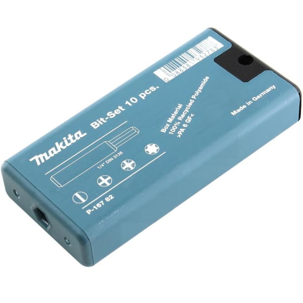 Набор насадок Makita 10 шт. + магн. держатель, P-16782