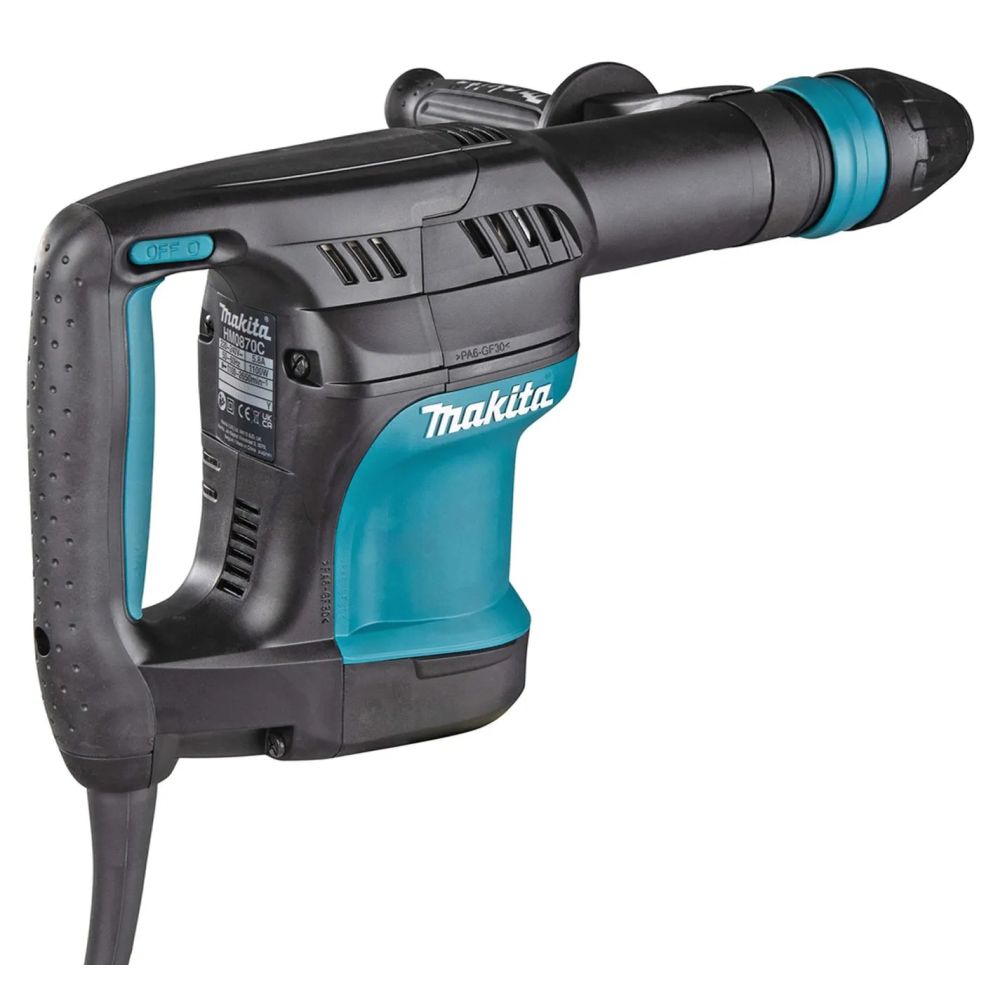 Отбойный молоток Makita HM0870C, 1100 Вт, 7.6 Дж, 2650 уд/мин, в кейсе