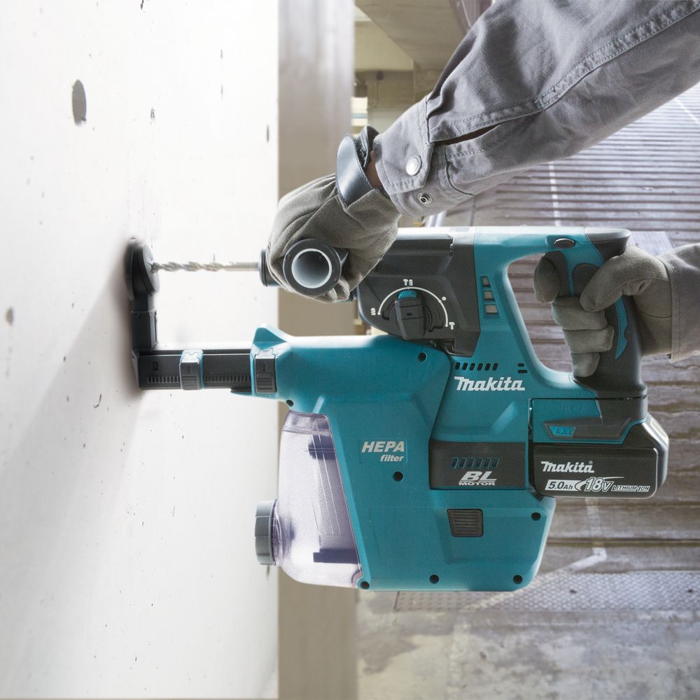 Аккумуляторный перфоратор Makita DHR243Z, 18В, 2 Дж, SDS-plus, без Акб и ЗУ