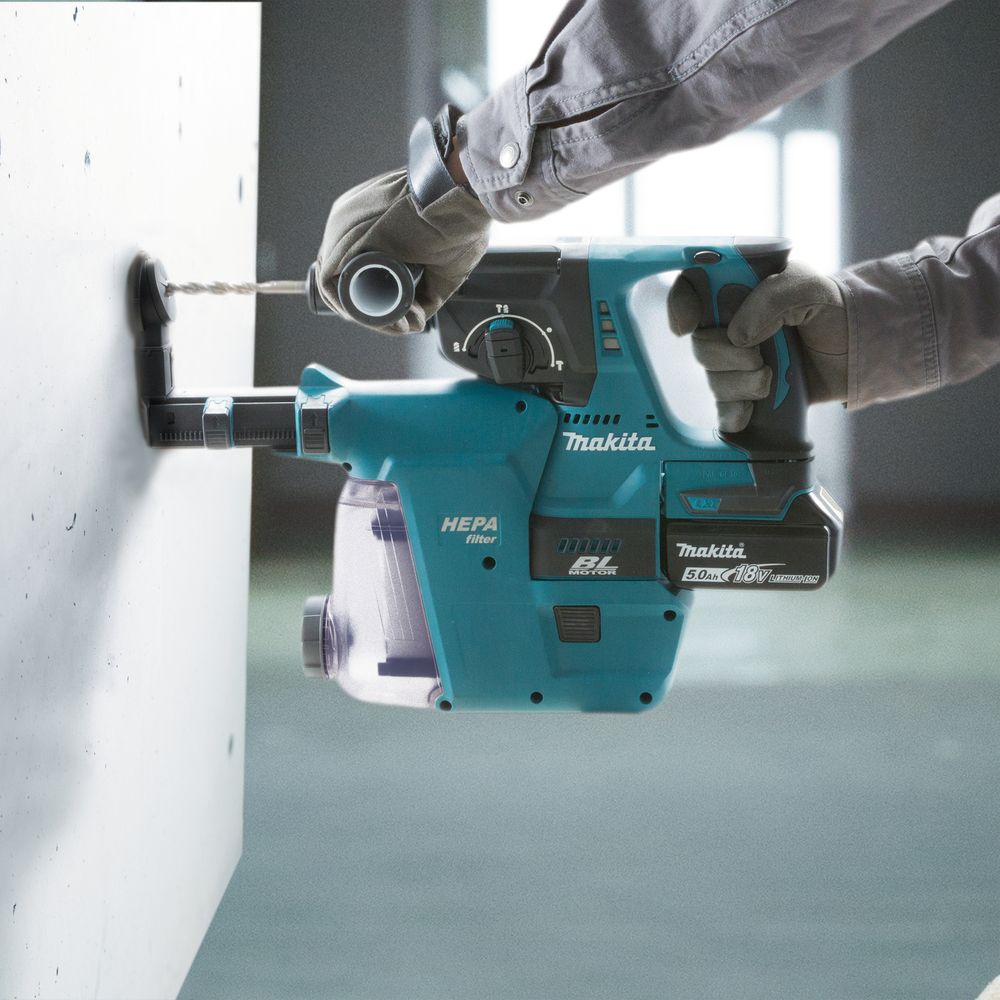 Аккумуляторный перфоратор Makita DHR242Z, 18 В, 2 Дж, 4700 уд/мин, без АКБ и ЗУ
