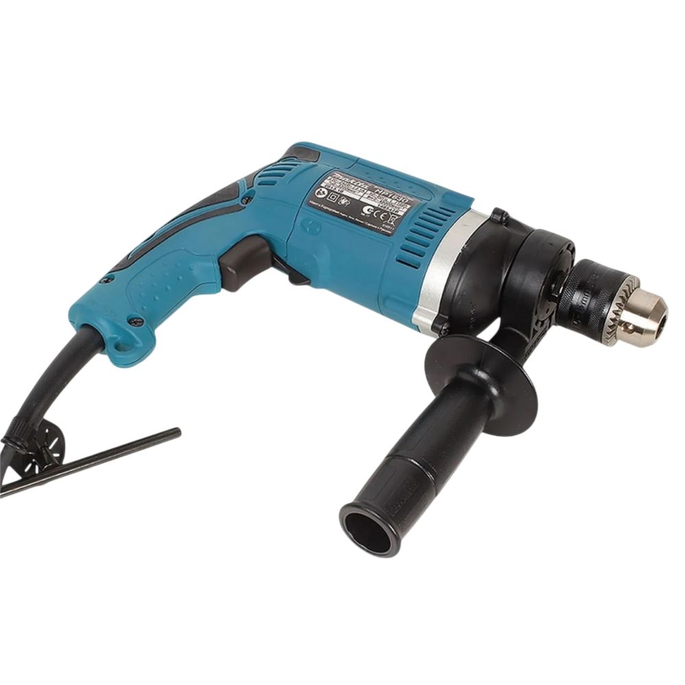 Ударная дрель Makita HP1630K, 710 Вт, 3200 об/мин, 48000 уд/мин