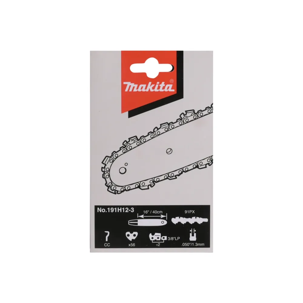 Цепь пильная Makita 40 см, 3/8", 1.3 мм, 56 звеньев (191H12-3)