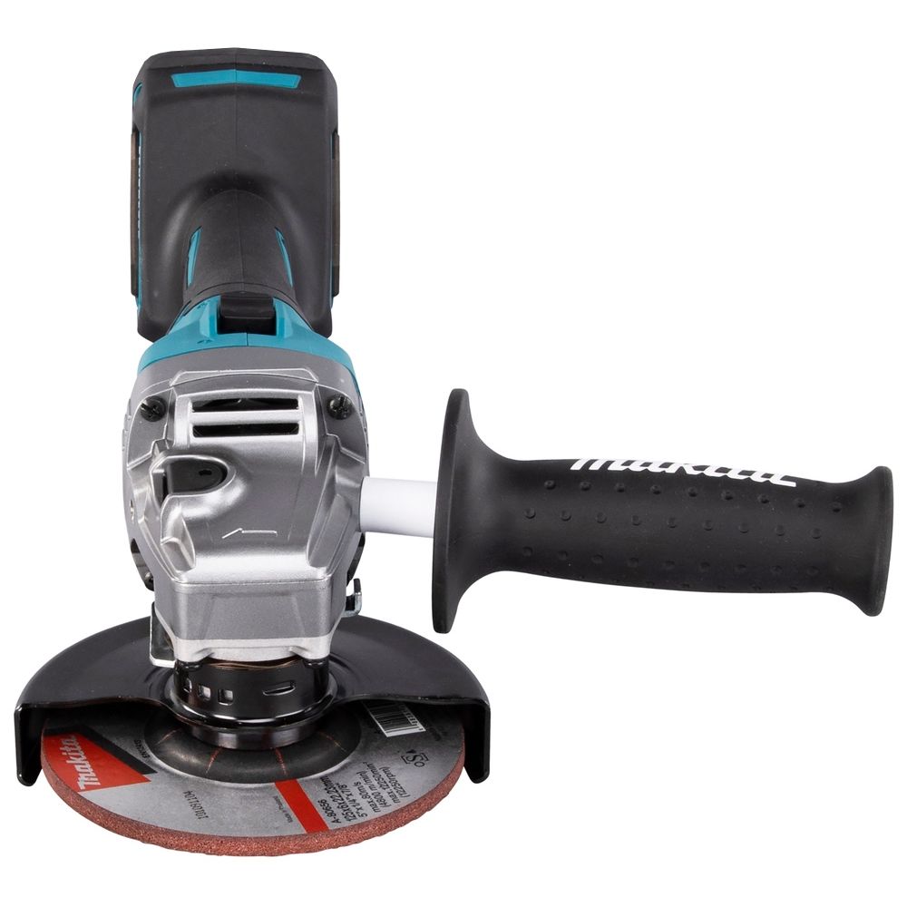 Аккумуляторная угловая шлифмашина Makita GA005GM201, 40 В, 125 мм, 8500 об/мин, с 2 АКБ 4 Ач и ЗУ, в кейсе