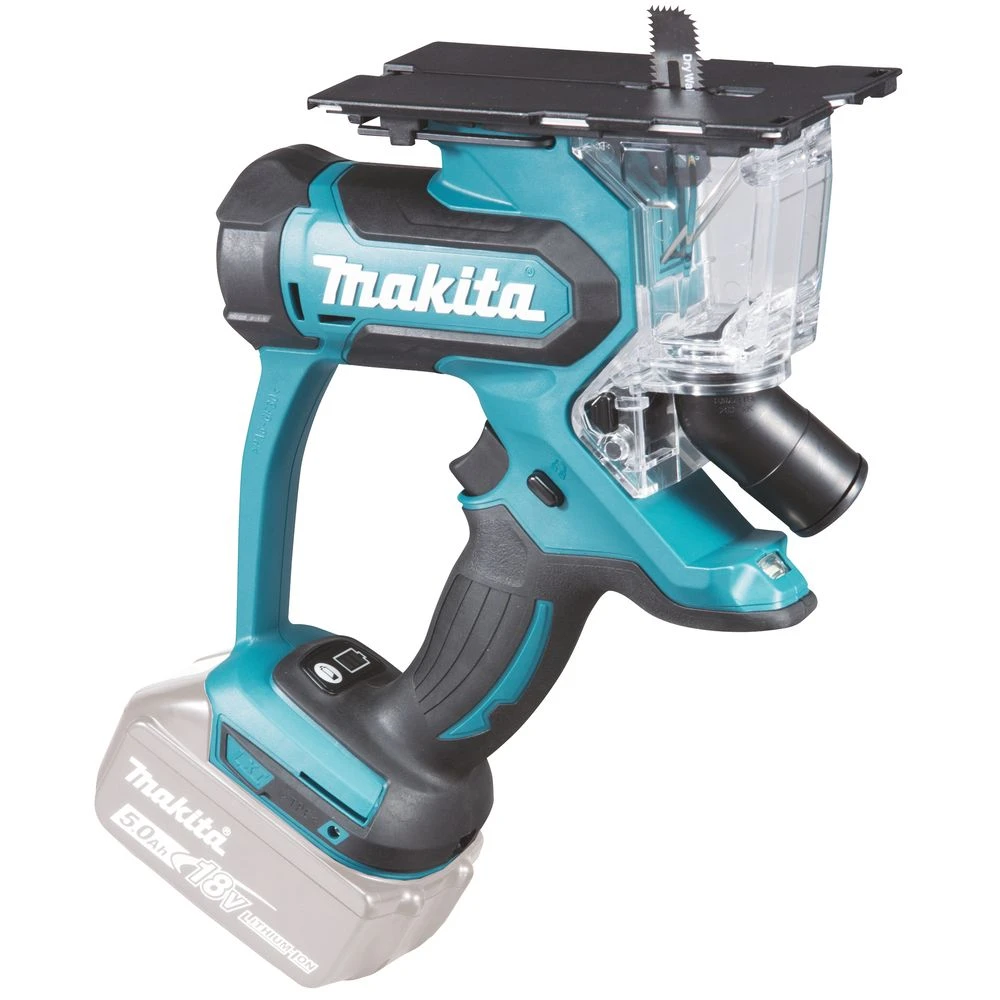 Аккумуляторная сабильная пила Makita LXT для резки гипсокартона без акб и з/у, DSD180Z