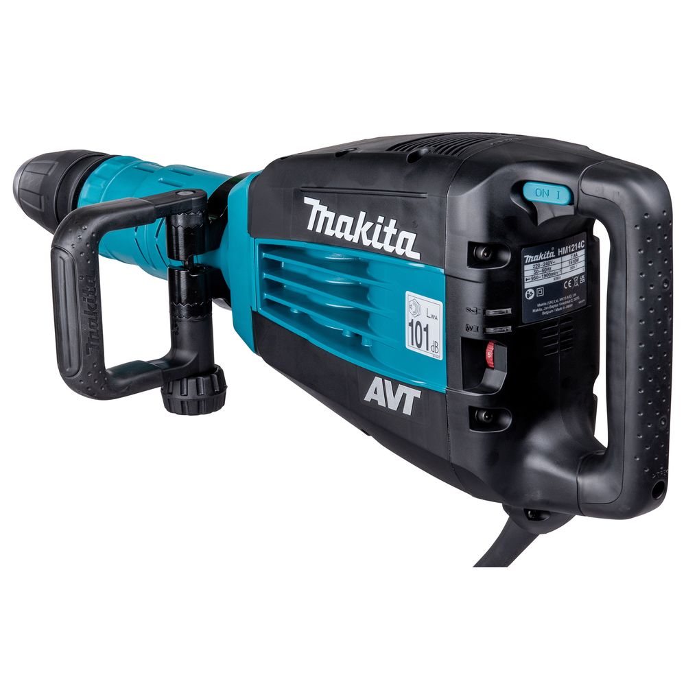 Отбойный молоток Makita HM1214C, 1510 Вт, 19.9 Дж, 1900 уд/мин, в кейсе