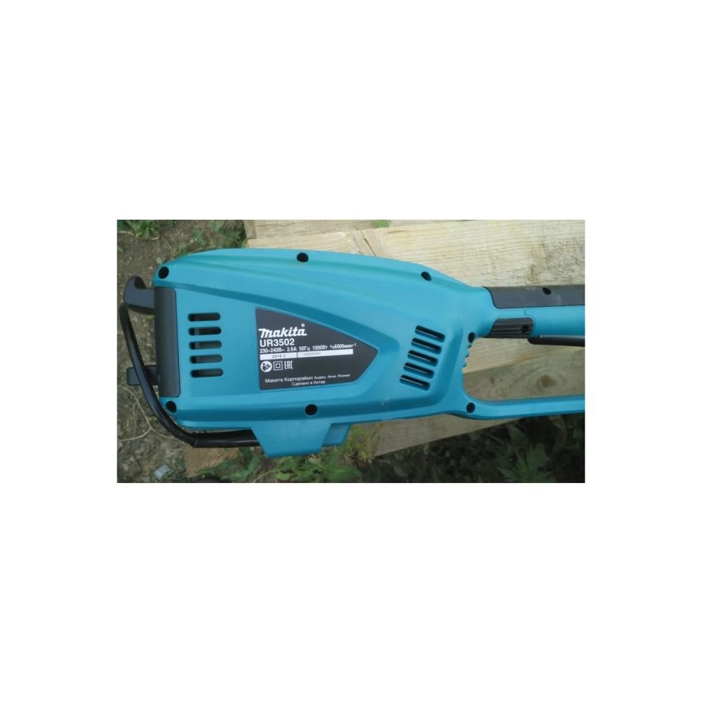 Триммер электрический Makita UR3502, 1000 Вт, 7800 об/мин