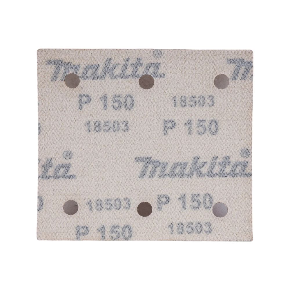 Бумага шлифовальная Makita на липучке 114х102 мм, A150, (D-58718)