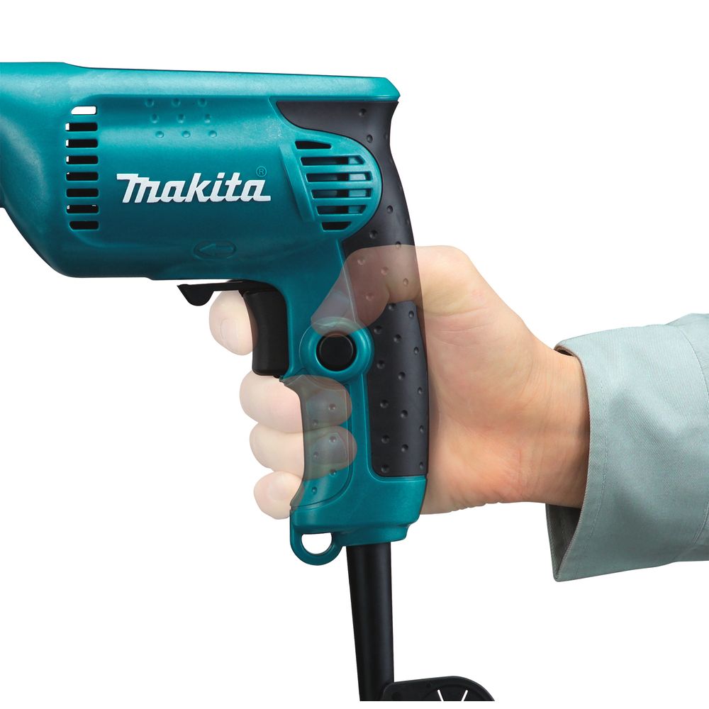 Электрическая дрель Makita 6413, 450 Вт, 3400 об/мин