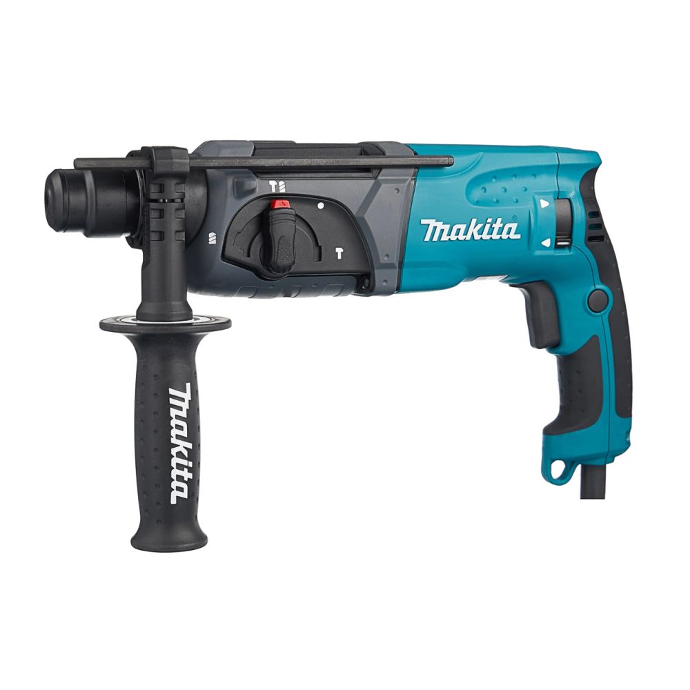 Набор Makita: перфоратор HR2470, 780 Вт, 2.4 Дж, 4500 уд/мин + смазка для буров 196804-7, PT1012