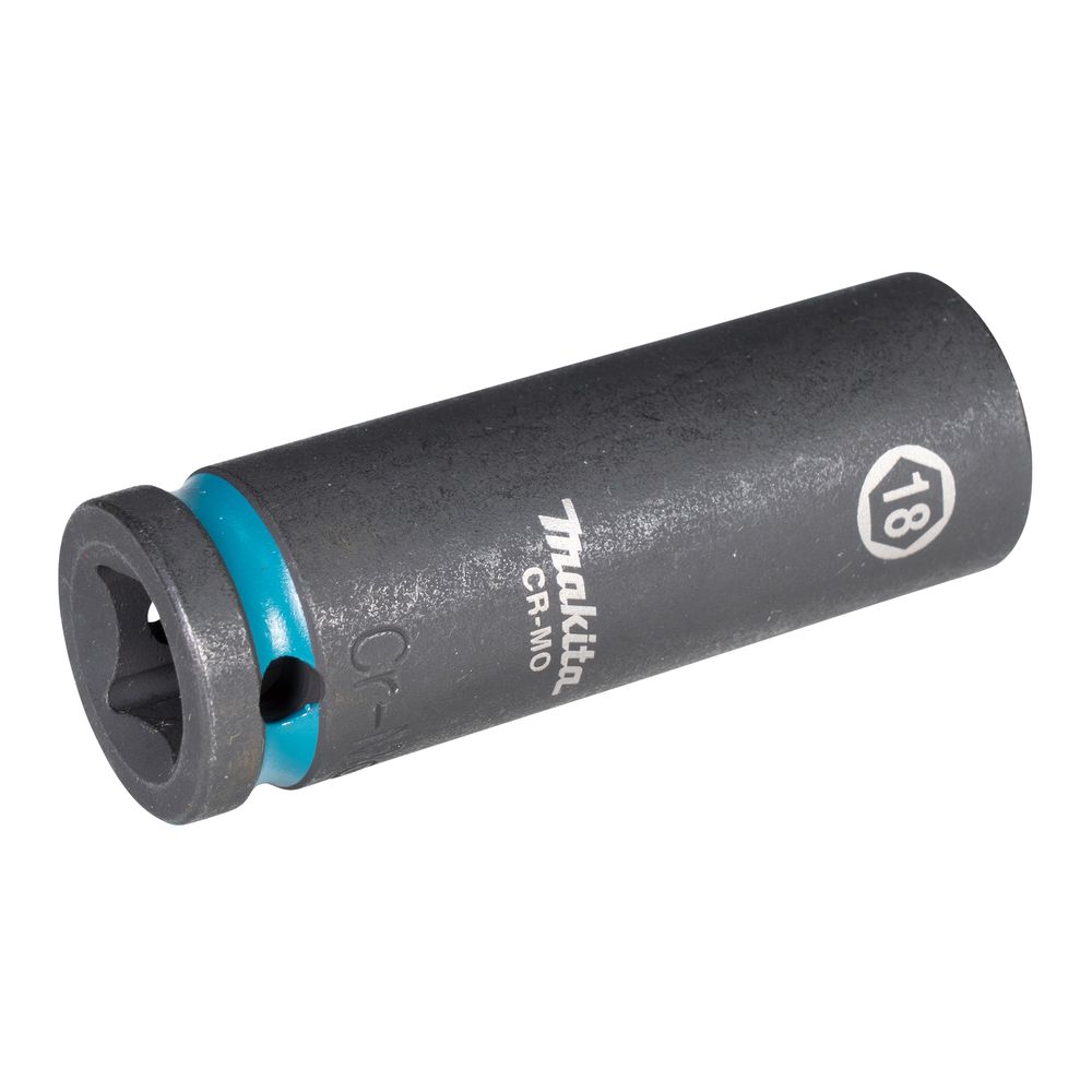 Ударная удлиненная торцовая головка Makita Impact Black 1/2" 18x81, 5 мм , E-16483