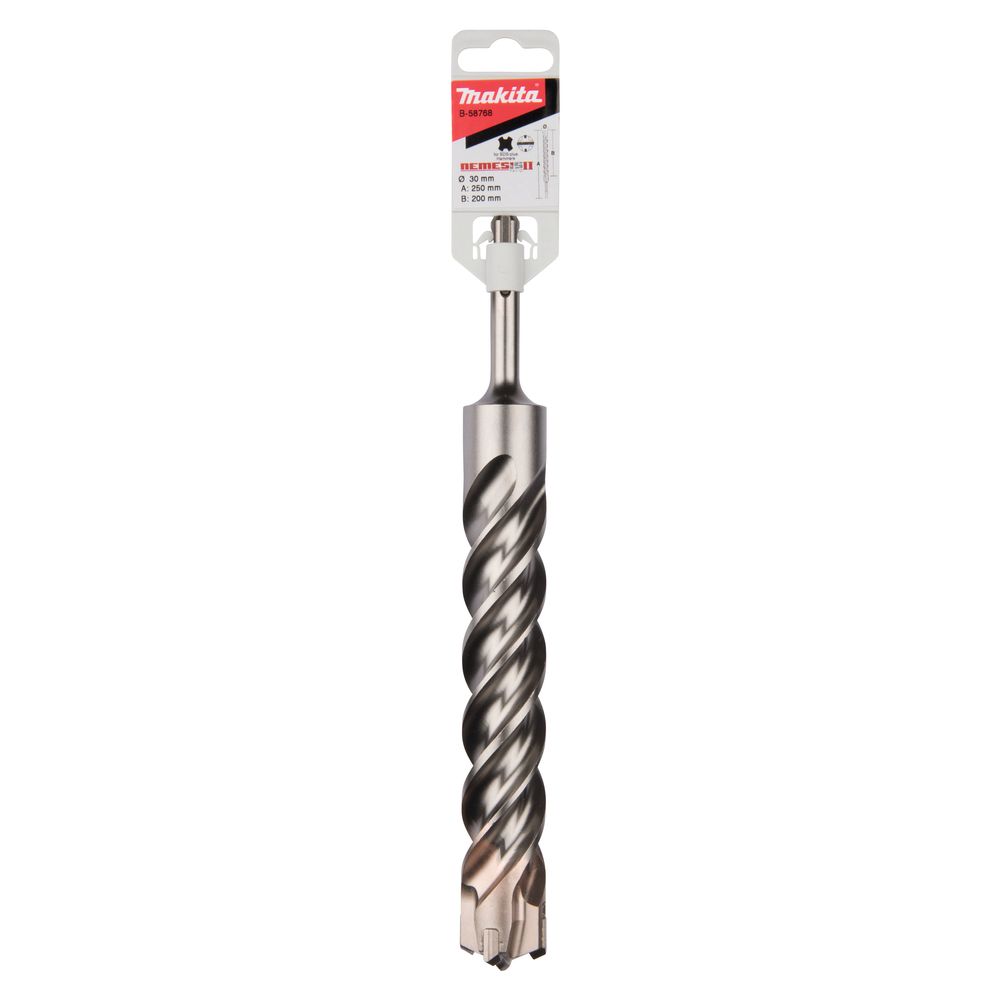 Бур Makita SDS-plus Nemesis II 30x200x250, B-58768