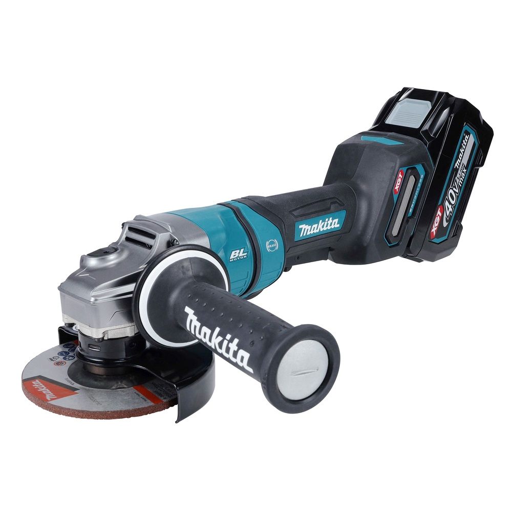 Аккумуляторная угловая шлифмашина Makita GA050GT101, 40 В, 125 мм, 11000 об/мин, c АКБ 5 Ач и ЗУ, в 2 кейсах MakPac