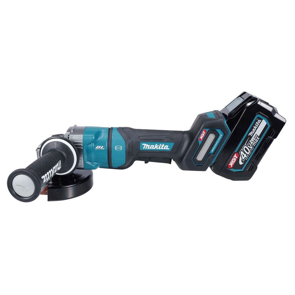 Аккумуляторная угловая шлифмашина Makita GA050GT101, 40 В, 125 мм, 11000 об/мин, c АКБ 5 Ач и ЗУ, в 2 кейсах MakPac