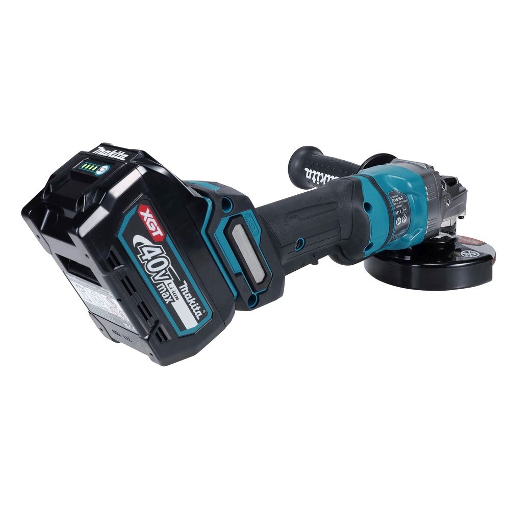 Аккумуляторная угловая шлифмашина Makita GA050GT101, 40 В, 125 мм, 11000 об/мин, c АКБ 5 Ач и ЗУ, в 2 кейсах MakPac