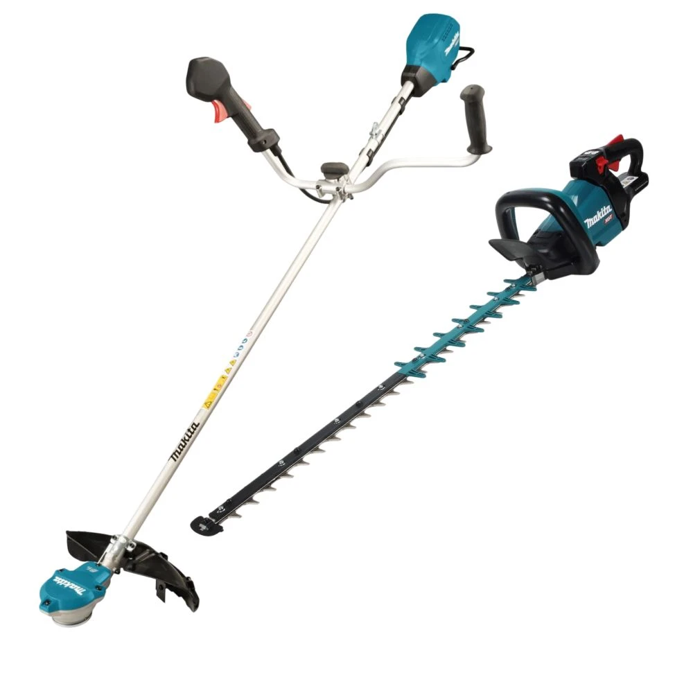Аккумуляторный набор садовой техники Makita, 40 В: триммер UR002 + кусторез UH005, без АКБ и ЗУ
