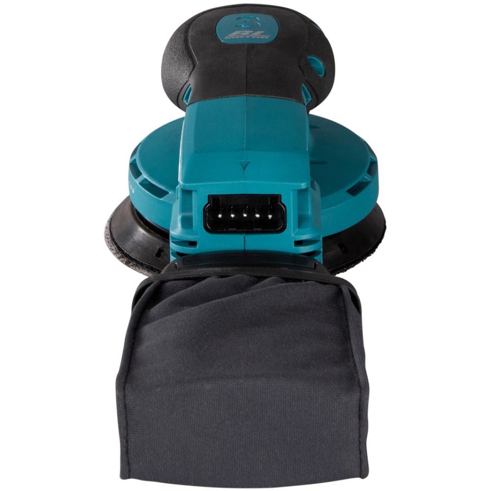 Аккумуляторная эксцентриковая шлифмашина Makita BO003CGZ, 40 В, 125 мм, 10000 кол/мин, с выносной батареей, без АКБ и ЗУ