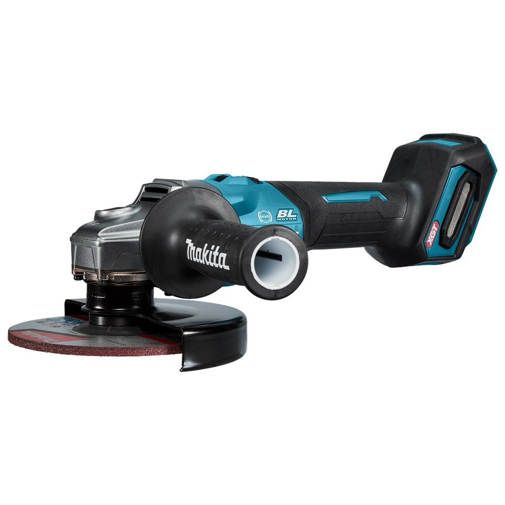 Набор аккумуляторного инструмента Makita, 40 В: угловая шлифмашина GA035GZ + дисковая пила HS009GZ, с АКБ 4 Ач и быстрым ЗУ 6 А (PT1424)