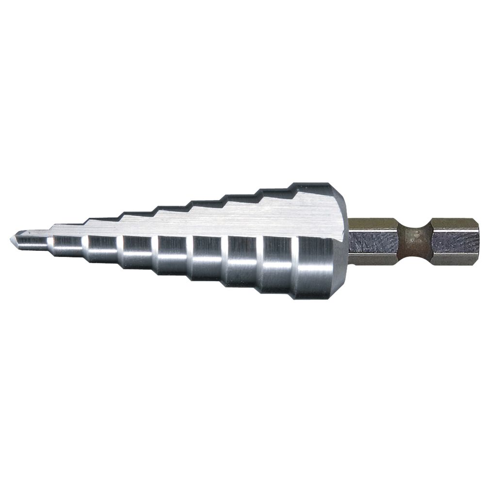 Сверло ступенчатое Makita HSS с прямым желобком, 4-12x65, 1/4", D-40082