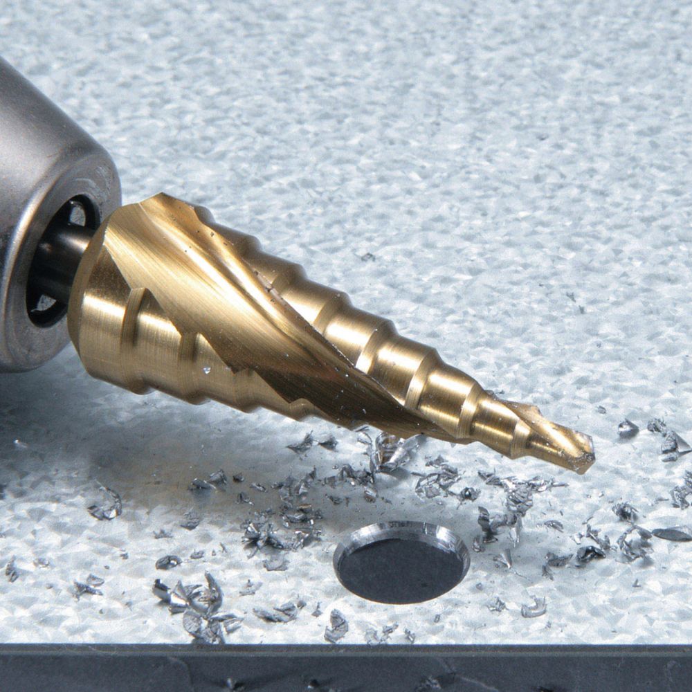 Сверло ступенчатое Makita HSS с прямым желобком, 4-12x65, 1/4", D-40082